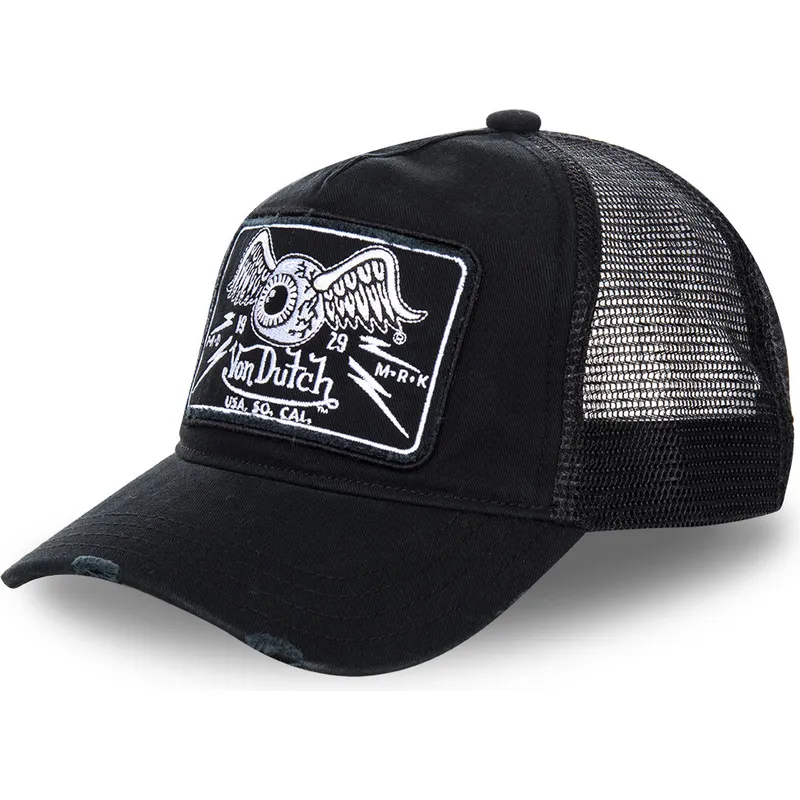 kepure-islenkta-juoda-snapback-truck07-von-dutch