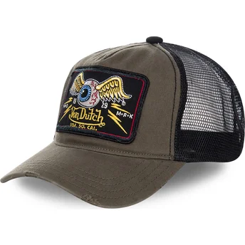 Kepurė išlenkta ruda snapback TRUCK06 Von Dutch