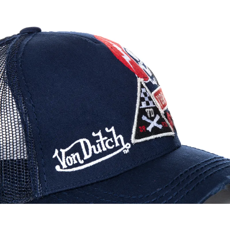 kepure-islenkta-tamsiai-melyna-snapback-murph3-von-dutch