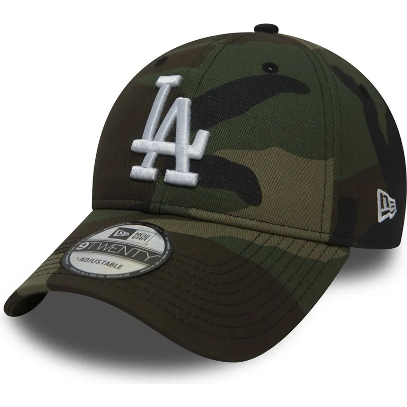 kepure-islenkta-kamufliazas-reguliuojamas-9twenty-essential-packable-los-angeles-dodgers-mlb-new-era