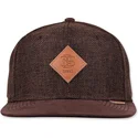 ciemnobrazowa-plaska-czapka-snapback-regulowana-suelin-od-djinns