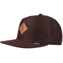 ciemnobrazowa-plaska-czapka-snapback-regulowana-suelin-od-djinns