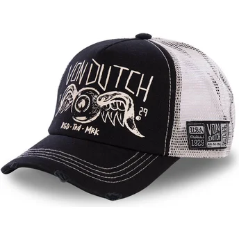 Kepurė išlenkta vilkikas juoda snapback CREW4 Von Dutch