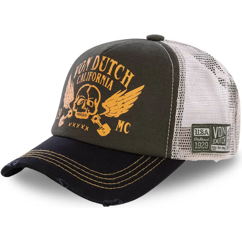 kepure-islenkta-ruda-snapback-crew5-von-dutch