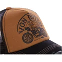 kepure-islenkta-ruda-snapback-crew6-von-dutch