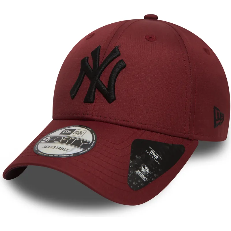 kepure-islenkta-raudona-reguliuojamas-9forty-ripstop-new-york-yankees-mlb-new-era