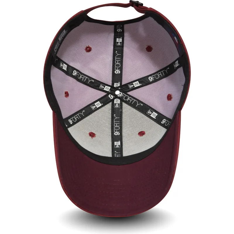 kepure-islenkta-raudona-reguliuojamas-9forty-ripstop-new-york-yankees-mlb-new-era