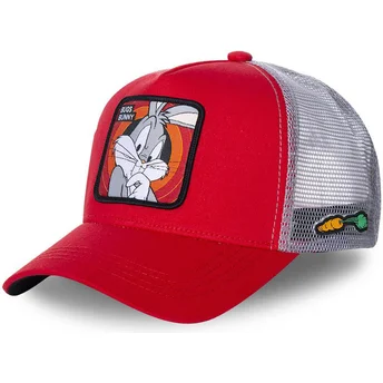 Kepurė išlenkta raudona snapback BUG1 Kiškis Bagsis Looney Tunes Capslab