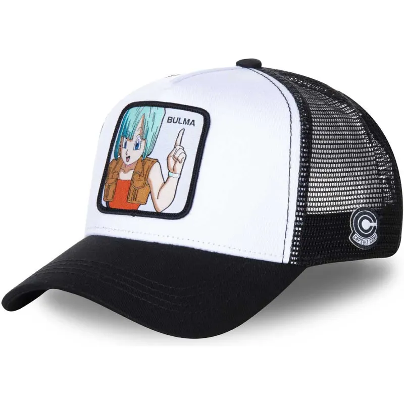kepure-islenkta-balta-snapback-bul3-bulma-dragon-ball-capslab kepure-islenkta-balta-snapback-bul3-bulma-dragon-ball-capslab