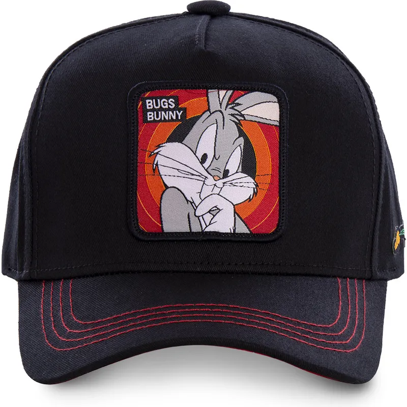 kepure-islenkta-juoda-snapback-bug2-kiskis-bagsis-looney-tunes-capslab