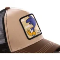 cap-islenkta-brown-snapback-roadrunner-looney-tunes-capslab