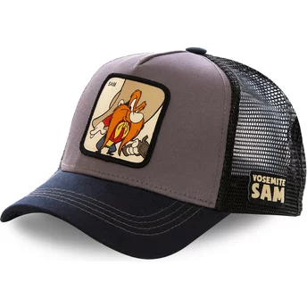 Czapka trucker szara i czarna Yosemite Sam SAM2 Looney Tunes Capslab