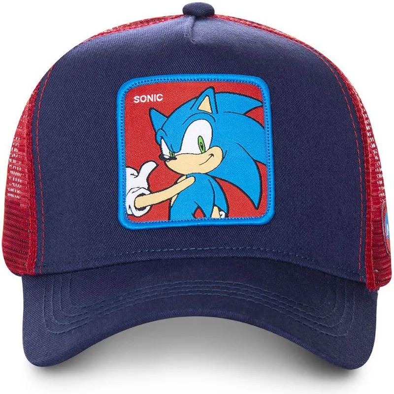 kepure-islenkta-tamsiai-melyna-snapback-so1-sonic-sonic-the-hedgehog-capslab