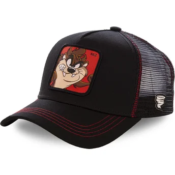 Kepurė išlenkta vilkikas juoda snapback Diablo Tasmanijos velnias Looney Tunes Capslab