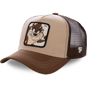 Cap išlenkta brown snapback Diablo Tasmanian Devil Looney Tunes Capslab