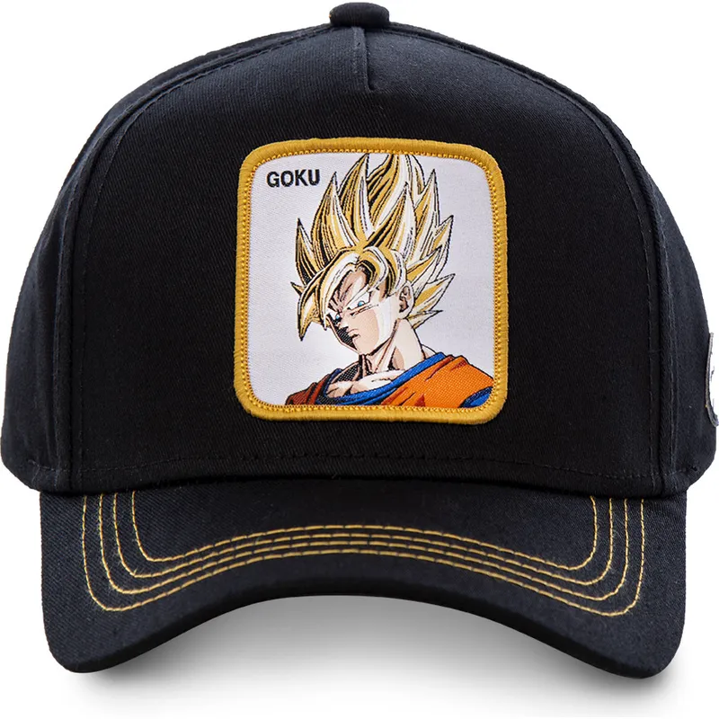 cap-islenkta-black-snapback-son-goku-dragon-ball-capslab