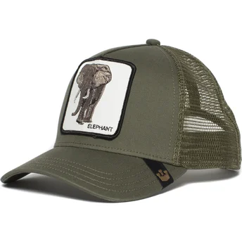 czapka-trucker-zielony-slon-elephant-od-goorin-bros