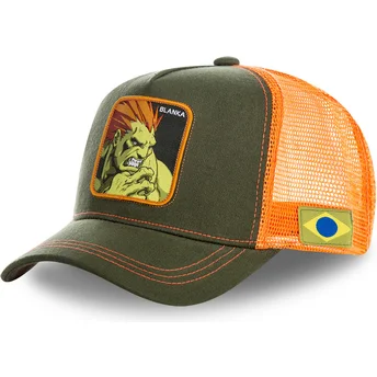 capslab-blanka-bla-street-fighter-green-and-orange-trucker-hat