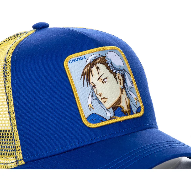 kepure-islenkta-melyna-snapback-chu-chun-li-street-fighter-capslab kepure-islenkta-melyna-snapback-chu-chun-li-street-fighter-capslab
