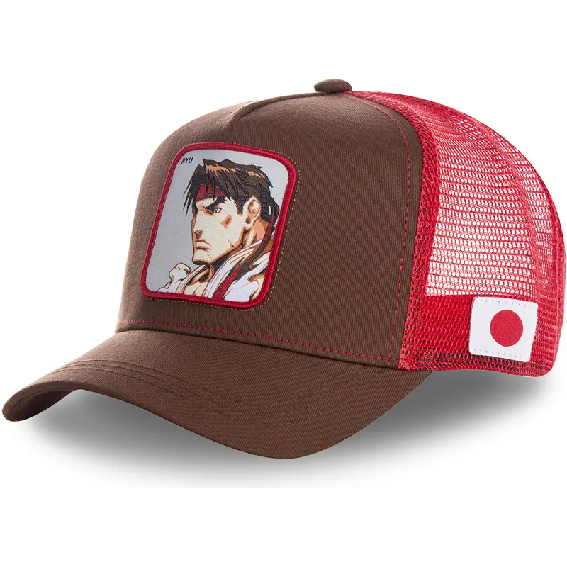kepure-islenkta-raudona-snapback-ryu-street-fighter-capslab kepure-islenkta-raudona-snapback-ryu-street-fighter-capslab