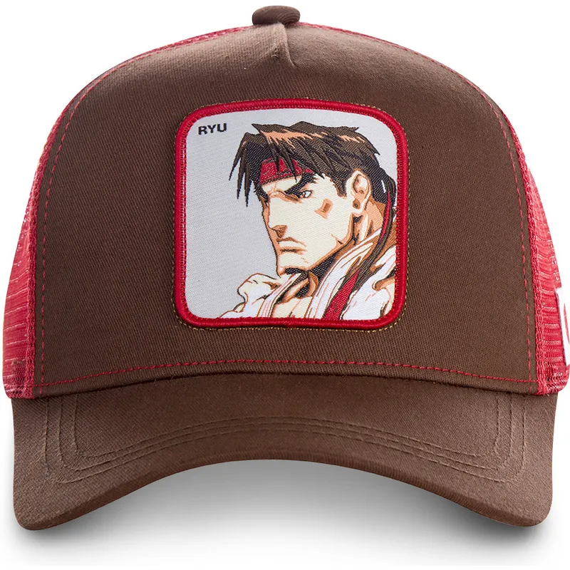 kepure-islenkta-raudona-snapback-ryu-street-fighter-capslab kepure-islenkta-raudona-snapback-ryu-street-fighter-capslab