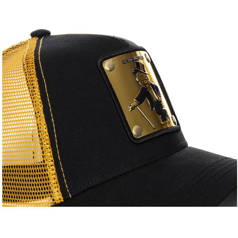 kepure-islenkta-juoda-snapback-uncle-money-ricardas-pennybags-monopoly-capslab kepure-islenkta-juoda-snapback-uncle-money-ricardas-pennybags-monopoly-capslab