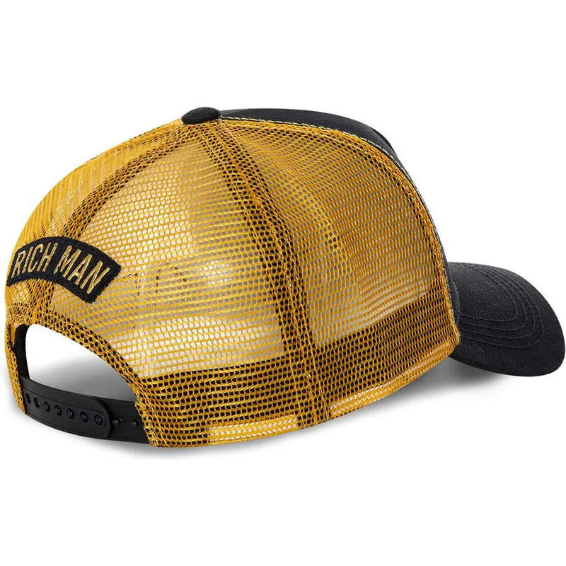 kepure-islenkta-juoda-snapback-uncle-money-ricardas-pennybags-monopoly-capslab kepure-islenkta-juoda-snapback-uncle-money-ricardas-pennybags-monopoly-capslab