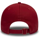 czerwona-zakrzywiona-regulowana-czapka-z-czarnym-logo-9forty-essential-new-york-yankees-mlb-od-new-era