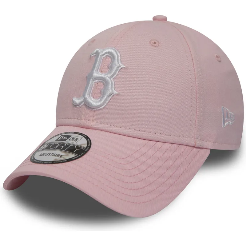 kepure-islenkta-rozine-reguliuojamas-9forty-essential-boston-red-sox-mlb-new-era