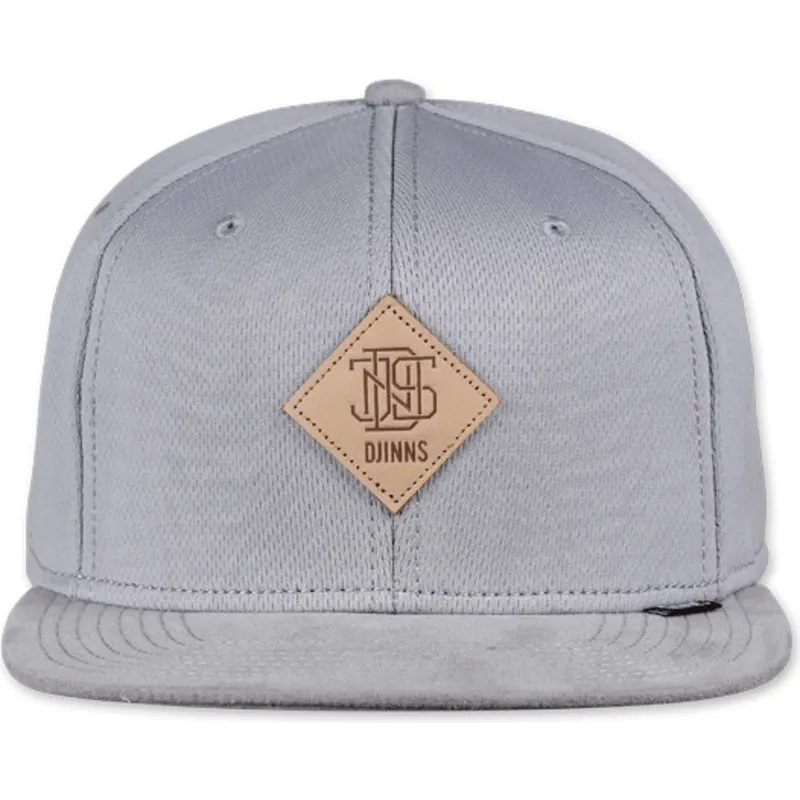 kepure-6-skydeliai-pilka-snapback-dryknit-djinns