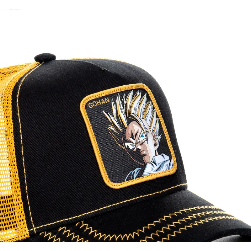 kepure-islenkta-juoda-snapback-super-saiyan-2-dbzsup-son-gohan-dragon-ball-capslab kepure-islenkta-juoda-snapback-super-saiyan-2-dbzsup-son-gohan-dragon-ball-capslab