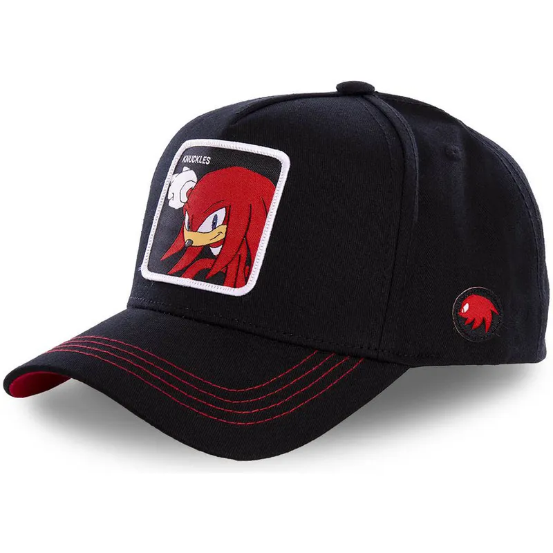 kepure-islenkta-juoda-snapback-knub-knuckles-the-echidna-sonic-the-hedgehog-capslab kepure-islenkta-juoda-snapback-knub-knuckles-the-echidna-sonic-the-hedgehog-capslab