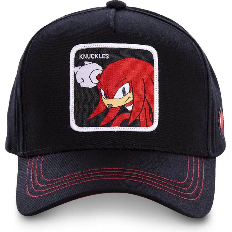kepure-islenkta-juoda-snapback-knub-knuckles-the-echidna-sonic-the-hedgehog-capslab kepure-islenkta-juoda-snapback-knub-knuckles-the-echidna-sonic-the-hedgehog-capslab