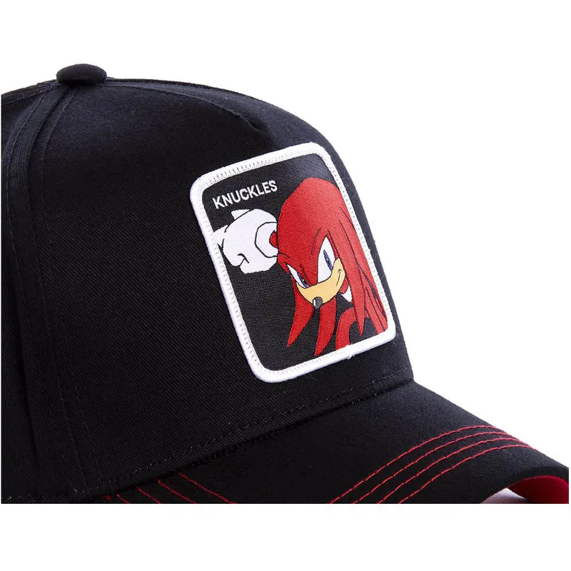 kepure-islenkta-juoda-snapback-knub-knuckles-the-echidna-sonic-the-hedgehog-capslab kepure-islenkta-juoda-snapback-knub-knuckles-the-echidna-sonic-the-hedgehog-capslab