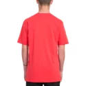t-shirt-krotki-rekaw-czerwona-stone-blank-true-red-volcom