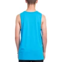 t-shirt-bez-rekaw-niebieska-super-clean-cyan-blue-volcom