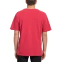 t-shirt-krotki-rekaw-czerwona-ozzy-tiger-burgundy-heather-volcom