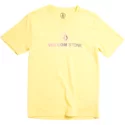 t-shirt-krotki-rekaw-zolta-dla-dziecka-super-clean-division-yellow-volcom