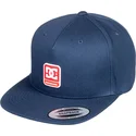dc-shoes-flat-brim-snapdragger-navy-blue-snapback-cap