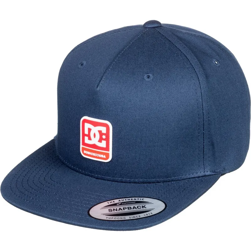 kepure-plokscia-tamsiai-melyna-snapback-snapdragger-dc-shoes