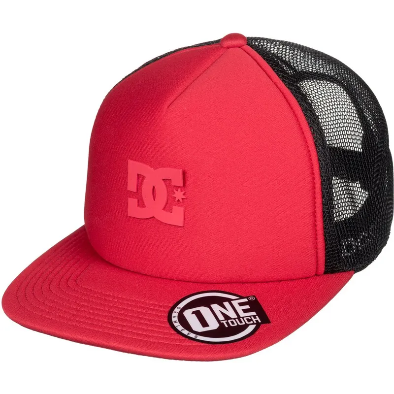 kepure-islenkta-raudona-snapback-greet-up-dc-shoes