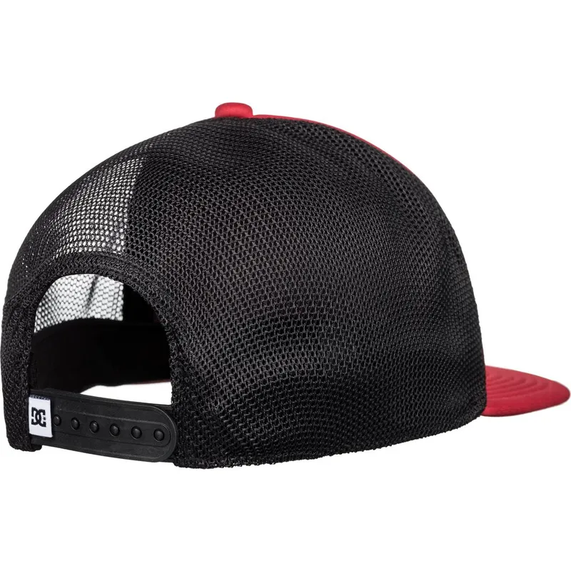 kepure-islenkta-raudona-snapback-greet-up-dc-shoes