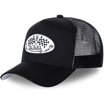 Kepurė išlenkta juoda snapback DAM BLA Von Dutch