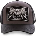 kepure-islenkta-pilka-snapback-damaged-von-dutch