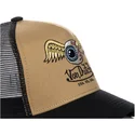 brazowo-czarna-czapka-trucker-mou-od-von-dutch