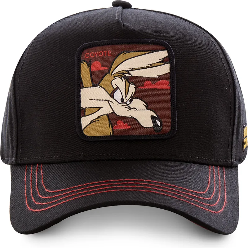 kepure-islenkta-juoda-snapback-coy3-kojotas-looney-tunes-capslab