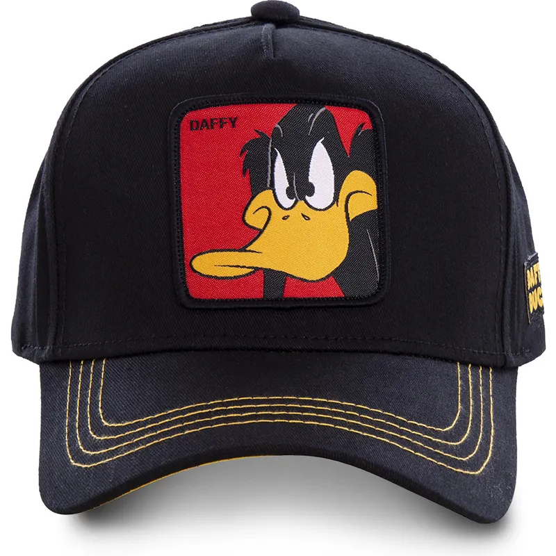 kepure-islenkta-juoda-snapback-daf3-daffy-duck-looney-tunes-capslab