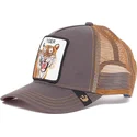 czapka-trucker-brazowa-tygrys-eye-of-the-tiger-od-goorin-bros