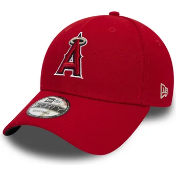 kepure-islenkta-raudona-reguliuojamas-9forty-the-league-los-angeles-angels-mlb-new-era