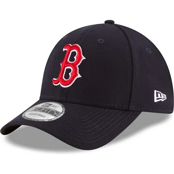 Granatowa zakrzywiona czapka z regulacją 9FORTY The League Boston Red Sox MLB New Era
